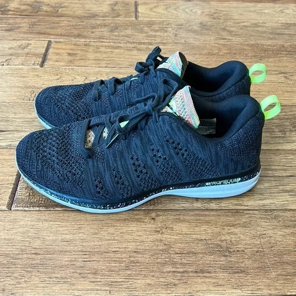 Apl TechLoom Pro Running Shoes Black / Neon Men's Size 9