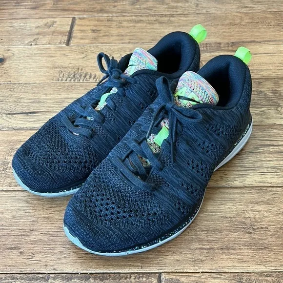 Apl TechLoom Pro Running Shoes Black / Neon Men's Size 9