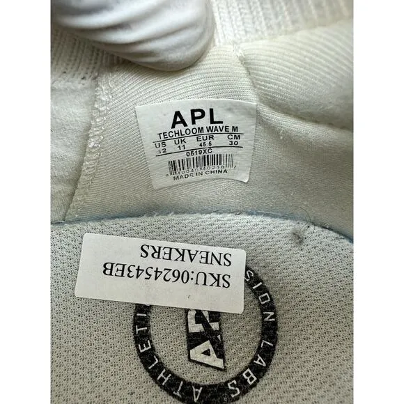 APL Womens Techloom Wave White Running Shoes Size 12