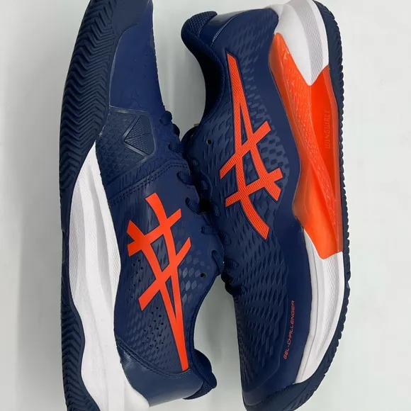 Asics GEL-CHALLENGER 14 CLAY Men’s Sz 11.5 CD4 Blue Expanse/Koi Tennis Shoes