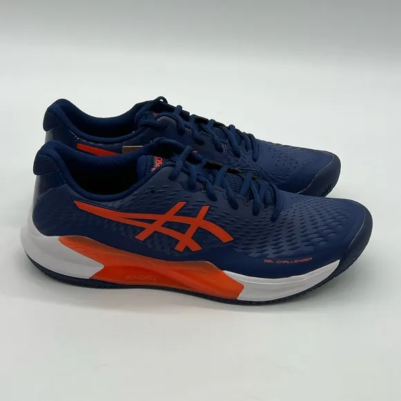 Asics GEL-CHALLENGER 14 CLAY Men’s Sz 11.5 CD4 Blue Expanse/Koi Tennis Shoes