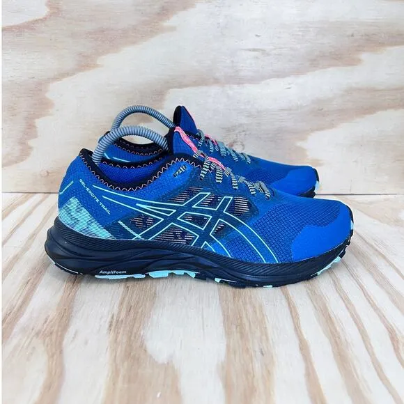Asics - Gel-Excite Trail - Running Shoes - Blue - Women's - 9 - 1012A051