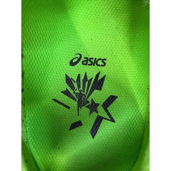 Asics Gel Nimbus 18 NYC Marathon Men's Running Shoes Size 12.5 Gray Lime Green