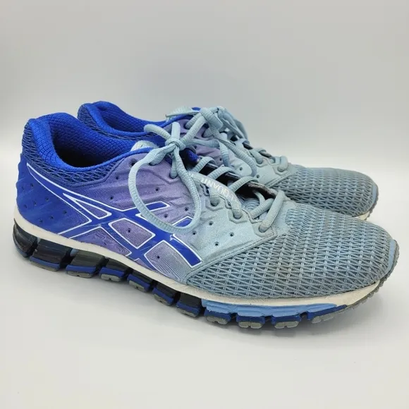 Asics GEL-Quantum 180 2 Athletic Running Shoes Blue Purple White Women's Size 11