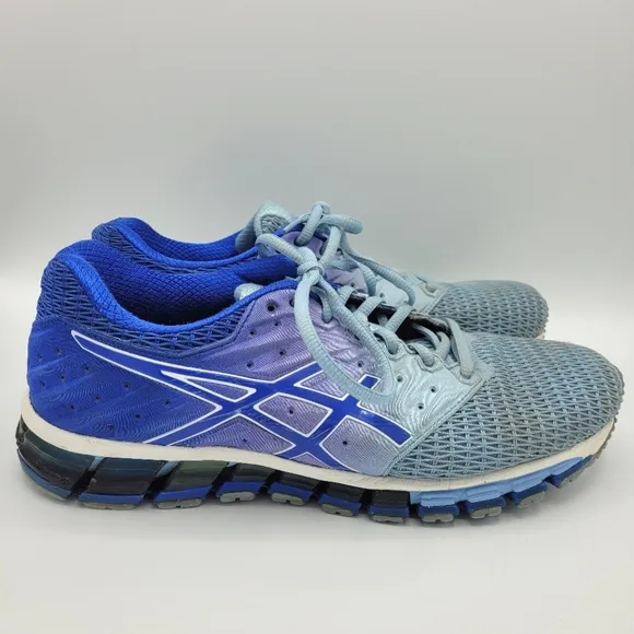 Asics GEL-Quantum 180 2 Athletic Running Shoes Blue Purple White Women's Size 11