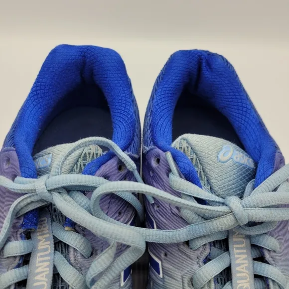 Asics GEL-Quantum 180 2 Athletic Running Shoes Blue Purple White Women's Size 11