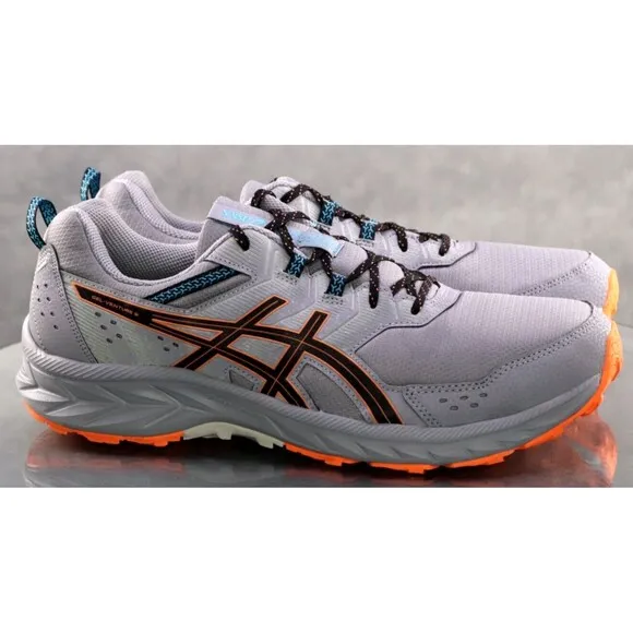Asics Gel Venture 9 Men's Trail Hiking Shoes Size 14 Gray EUC
