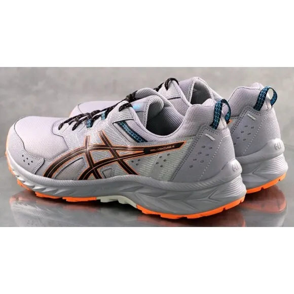 Asics Gel Venture 9 Men's Trail Hiking Shoes Size 14 Gray EUC