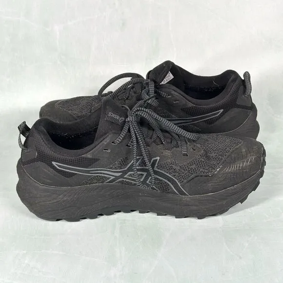 ASICS Shoes Women's Size 10 Gel-Trabuco 11 GTX Black/Carrier Grey Trail Running