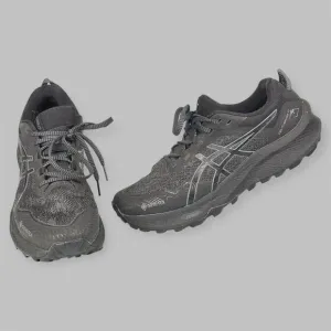 ASICS Shoes Women's Size 10 Gel-Trabuco 11 GTX Black/Carrier Grey Trail Running