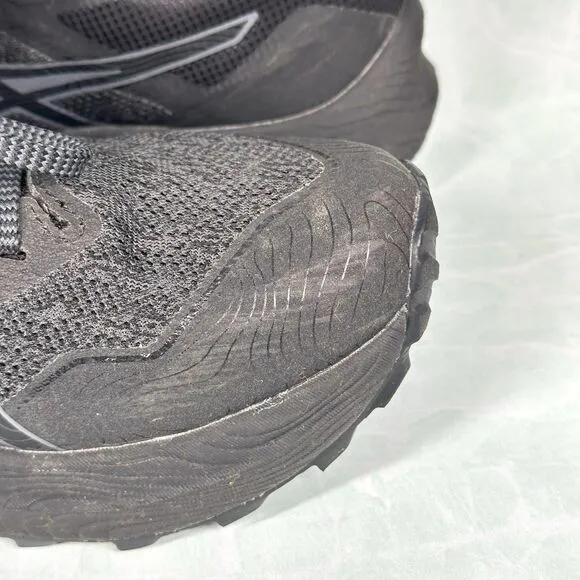ASICS Shoes Women's Size 10 Gel-Trabuco 11 GTX Black/Carrier Grey Trail Running