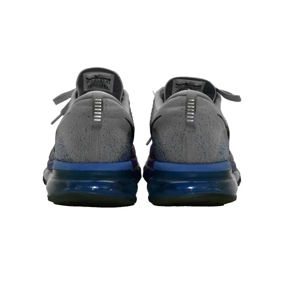 B0 Auth NIKE FLYKNIT MAX Purple Vivid Blue Woven Shoes 620469-005 Size 11.5