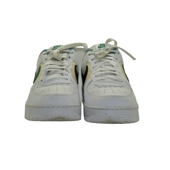 B5 Auth NIKE AIR FORCE 1 '07 LV8 EMB Wht/Malachite-Pearl Shoes DM0109-100 Size 9