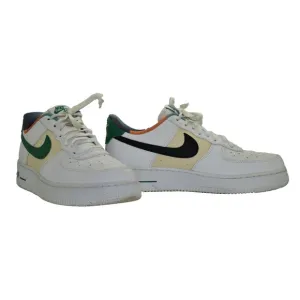 B5 Auth NIKE AIR FORCE 1 '07 LV8 EMB Wht/Malachite-Pearl Shoes DM0109-100 Size 9