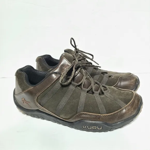 B54 Kuru Chicane 100640 Brown Suede Trail Hiking Sneaker Shoes Mens Size 11.5