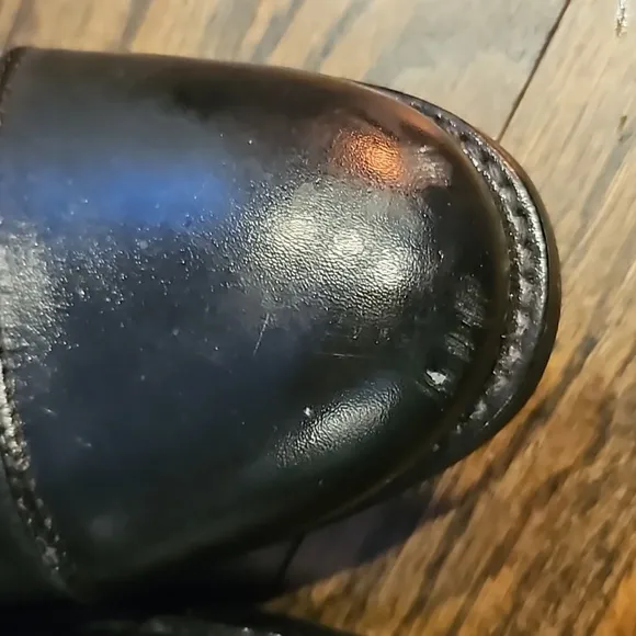 Belvedere Duke Dress Shoes Black Leather EUC 10.5D