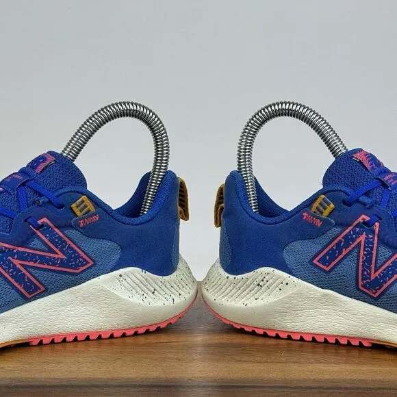 Big Kids Boys New Balance Nitrel v4 Cobalt Orange Trail Running Shoes Size 1.5 Y