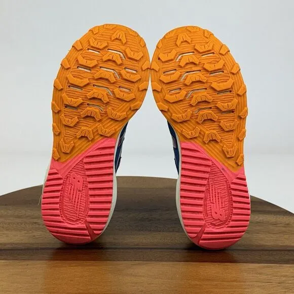 Big Kids Boys New Balance Nitrel v4 Cobalt Orange Trail Running Shoes Size 1.5 Y