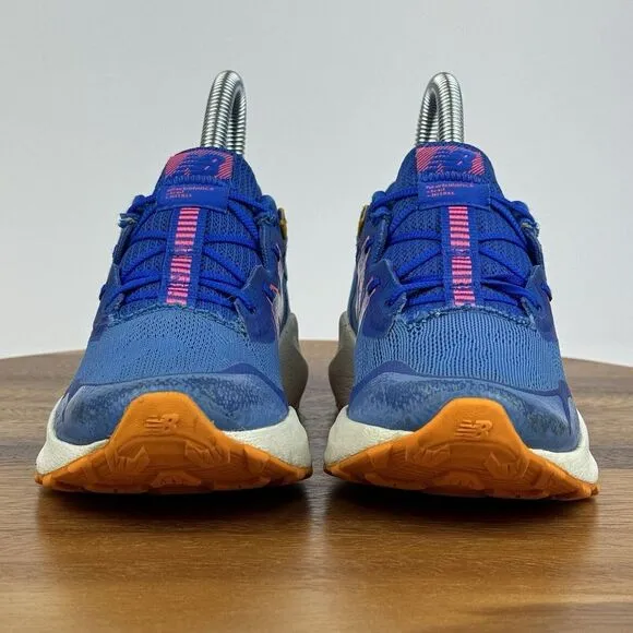 Big Kids Boys New Balance Nitrel v4 Cobalt Orange Trail Running Shoes Size 1.5 Y