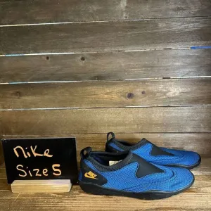 Big Kids Boys‎ Nike Aqua Turf Rare Vintage 1993 Blue Water Sock Shoes Size 5 Y