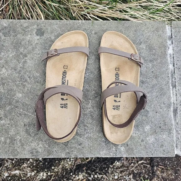 Birkenstock 41 US 10 Daloa Birko-Flor Sandal Clay Brown Leather Cork Comfort