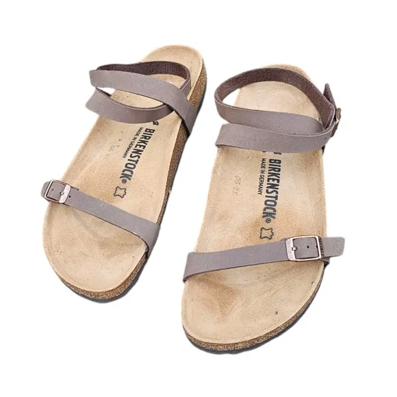 Birkenstock 41 US 10 Daloa Birko-Flor Sandal Clay Brown Leather Cork Comfort