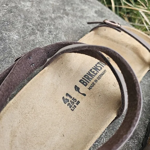 Birkenstock 41 US 10 Daloa Birko-Flor Sandal Clay Brown Leather Cork Comfort