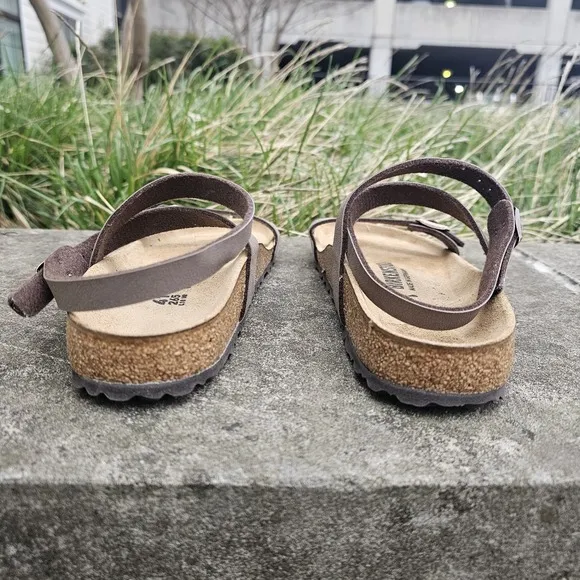Birkenstock 41 US 10 Daloa Birko-Flor Sandal Clay Brown Leather Cork Comfort
