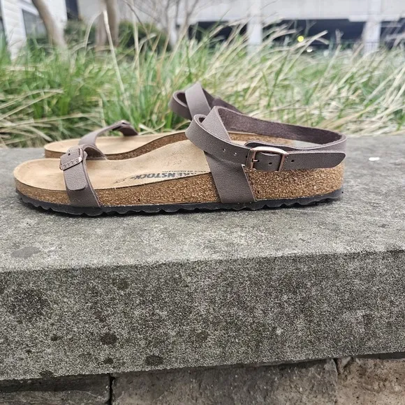 Birkenstock 41 US 10 Daloa Birko-Flor Sandal Clay Brown Leather Cork Comfort