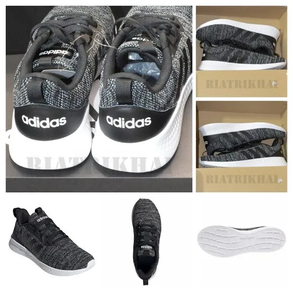 Black adidas Men's lace shoes