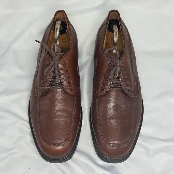 Bostonian Strada Men's Brown Leather Oxfords Brown Itlian Made Mens 10.5 In Vguc