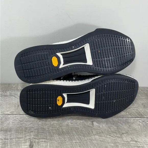 Brandblack Black &amp; White Cordura Striped Men’s Sneaker Trainers Shoes Size 13