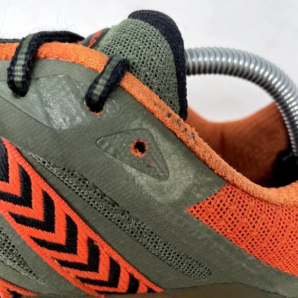 Brooks Cascadia 12 Green Orange Running Shoes Mens Size 11.5