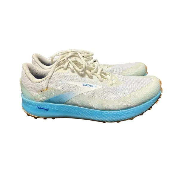 Brooks Catamount Trail Running Shoes White/Ice Blue 1103521D160 Men’s Size 14