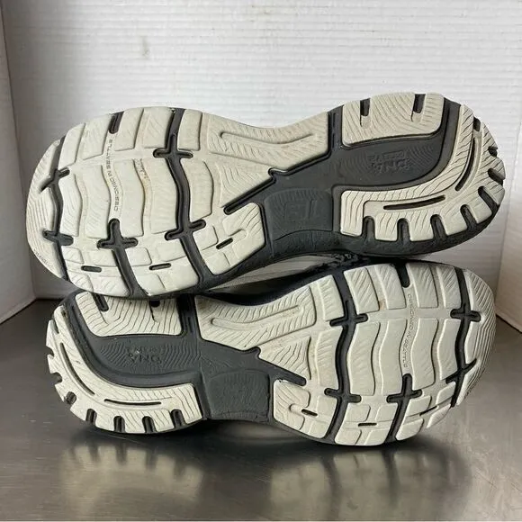Brooks Ghost 15 Road Running Sneakers Shoes White Ebony Oyster Women’s Sz 10