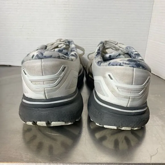 Brooks Ghost 15 Road Running Sneakers Shoes White Ebony Oyster Women’s Sz 10