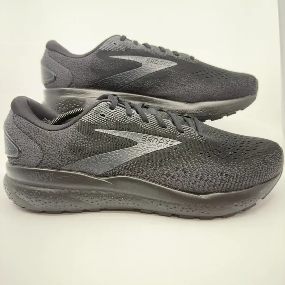 Brooks Ghost 16 Mens 13 4E EEEE Extra Wide Triple Black Road Running Neutral
