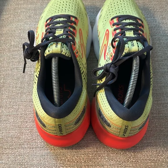 Brooks Glycerin 20 LIME / RED / EBONY Cushion Road Running Shoes Men’s size 11