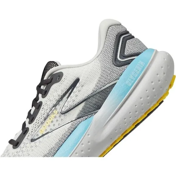 Brooks Glycerin 21 Men's Running Shoes – White &amp; Blue – Size 10 – Brand New with