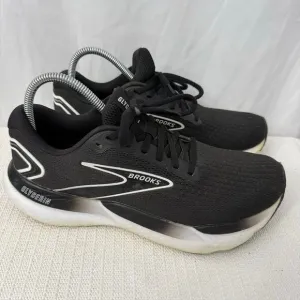Brooks Glycerin 21 Shoes Mens Size 9.5 D Black White Sneakers Running