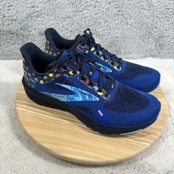Brooks Men's 11.5 D‎ Blue Peacoat Launch 9 Road Running Shoes 1103861D462
