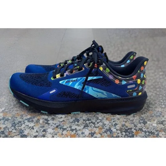 Brooks Men's 11.5 D‎ Blue Peacoat Launch 9 Road Running Shoes 1103861D462
