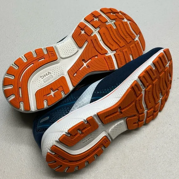 BROOKS | Men’s Ghost 14 Running Shoes in Titan/Teal/Flame