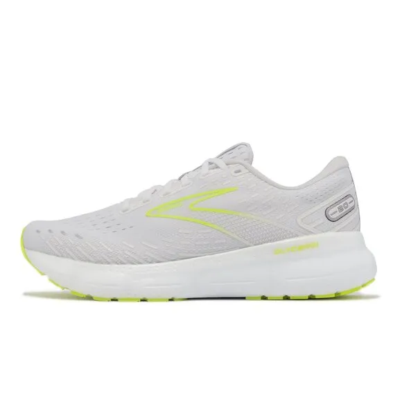 Brooks Men's White Nightlife Glycerin 20 Road 1103821D135 Running Shoes Sz 10.5