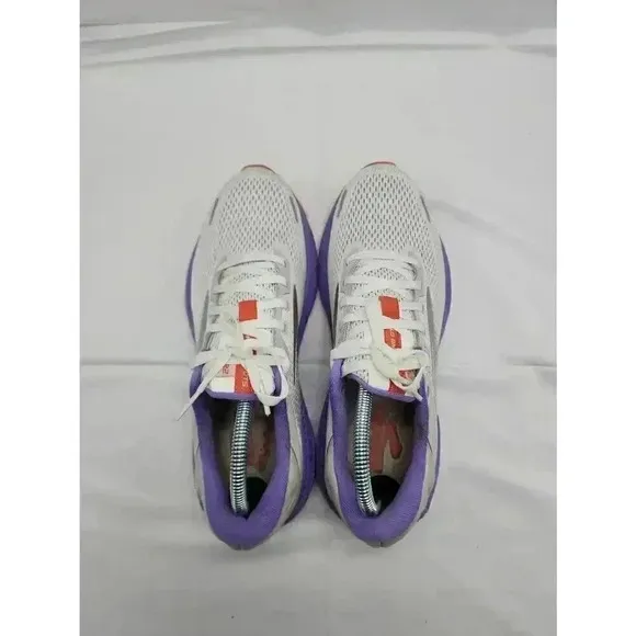 Brooks Womens Adrenaline GTS 22 Road Running Shoes White Coral Purple Size 9.5
