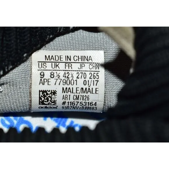 C0 Auth ADIDAS AW RUN ALEXANDER WANG Grey/Black Sneaker Shoes CM7826 Size 9 $230