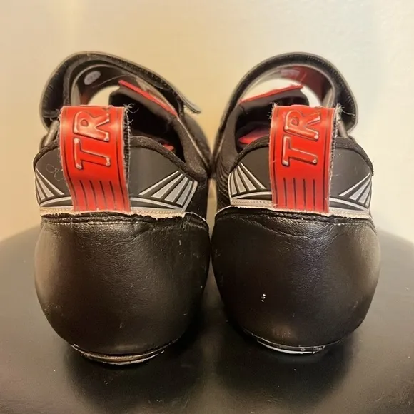 Carnac TRS 8 Triathlon Shoes Road Bike Cyclist Silver Black Red Mens Size 14