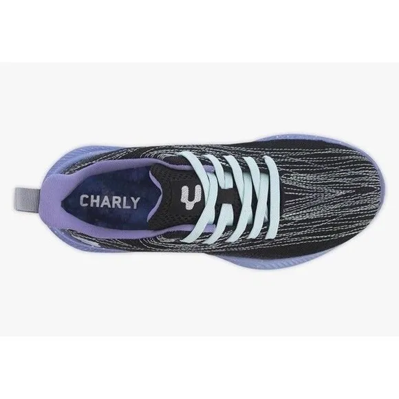 CHARLY Cross Stitch Big Kid's Athletic Shoes Lace Up Gym Running Size 6 New