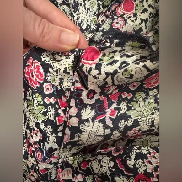 Cinq a Sept - Quin Floral Tie Midi Dress - size 0 - Very Good Used Condition