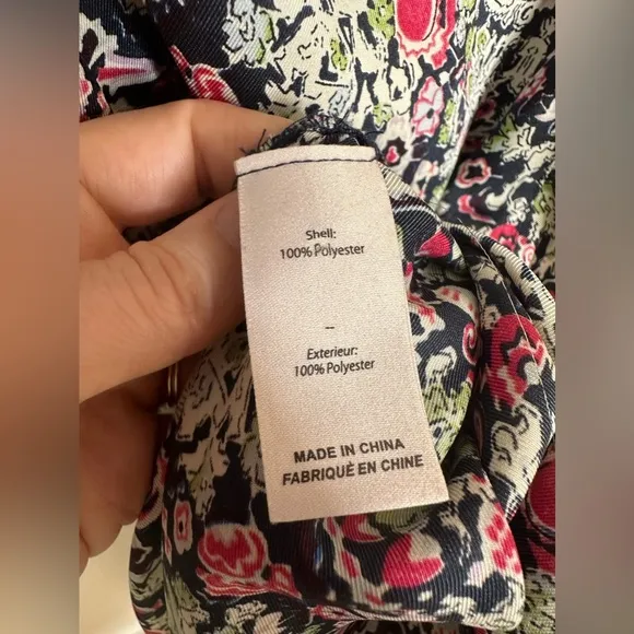 Cinq a Sept - Quin Floral Tie Midi Dress - size 0 - Very Good Used Condition